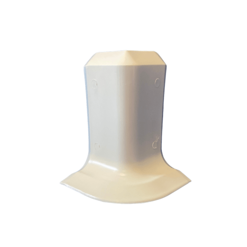 Embout de jonction plinthe sortant souple 80 mm