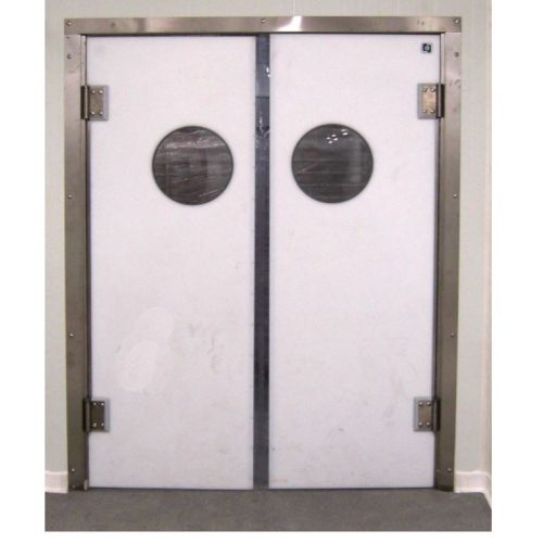 Porte va-et-vient double