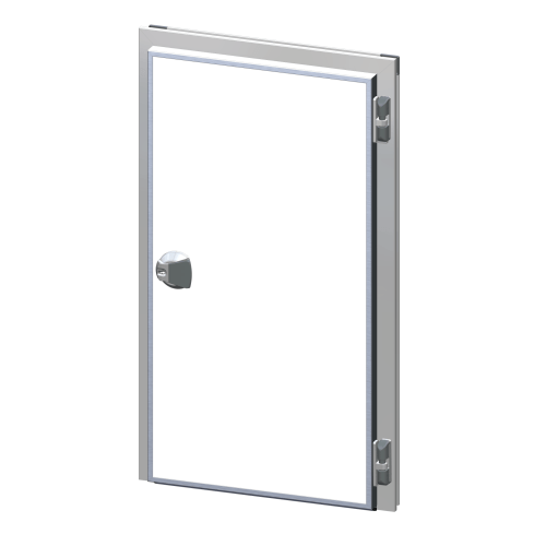 Porte pivotante positive