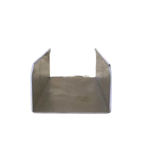 U de sol alu - largeur 60 x 3000mm