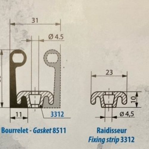 Bourrelet Gasket 8511